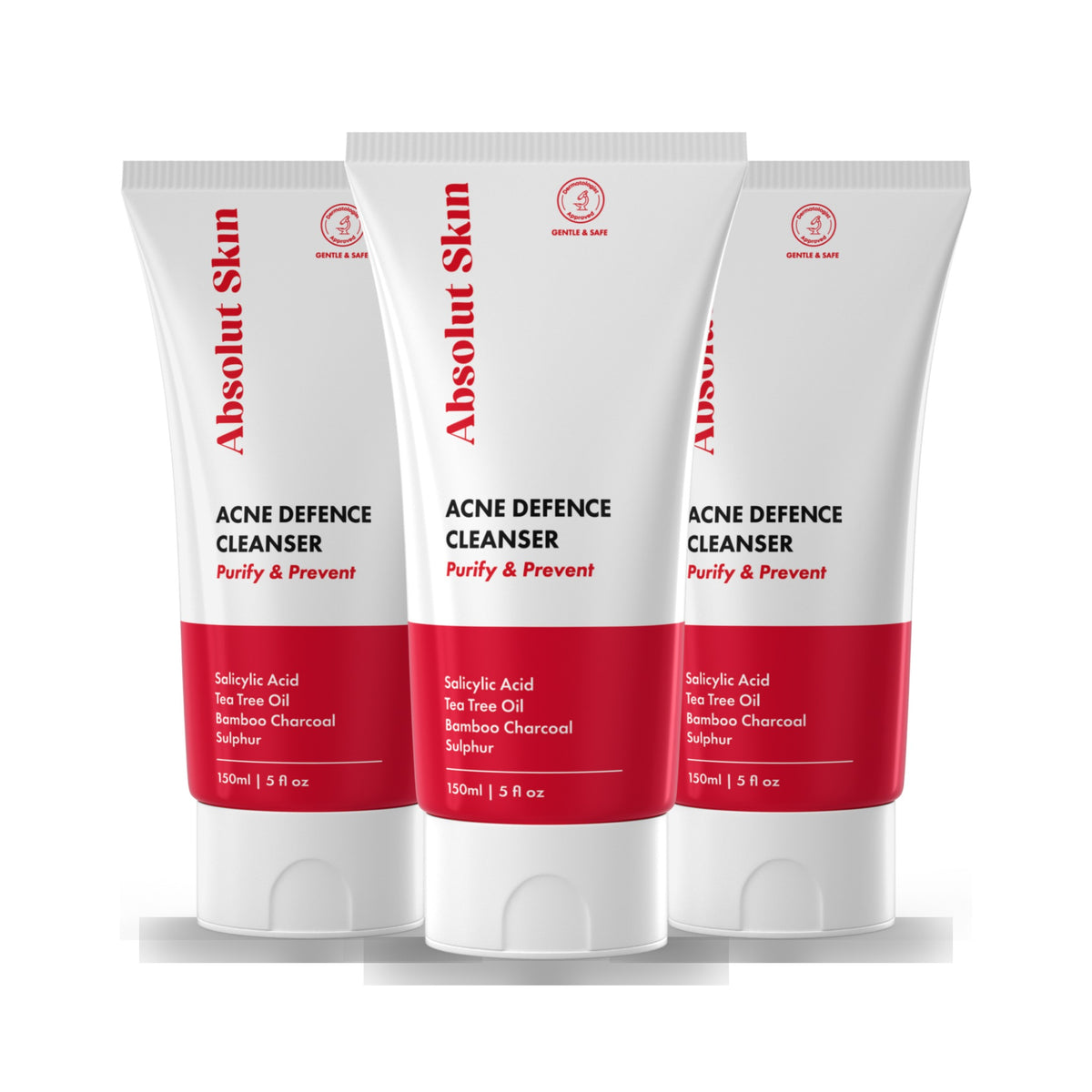 Acne Defence Wash 3-pack by Absolut Skin