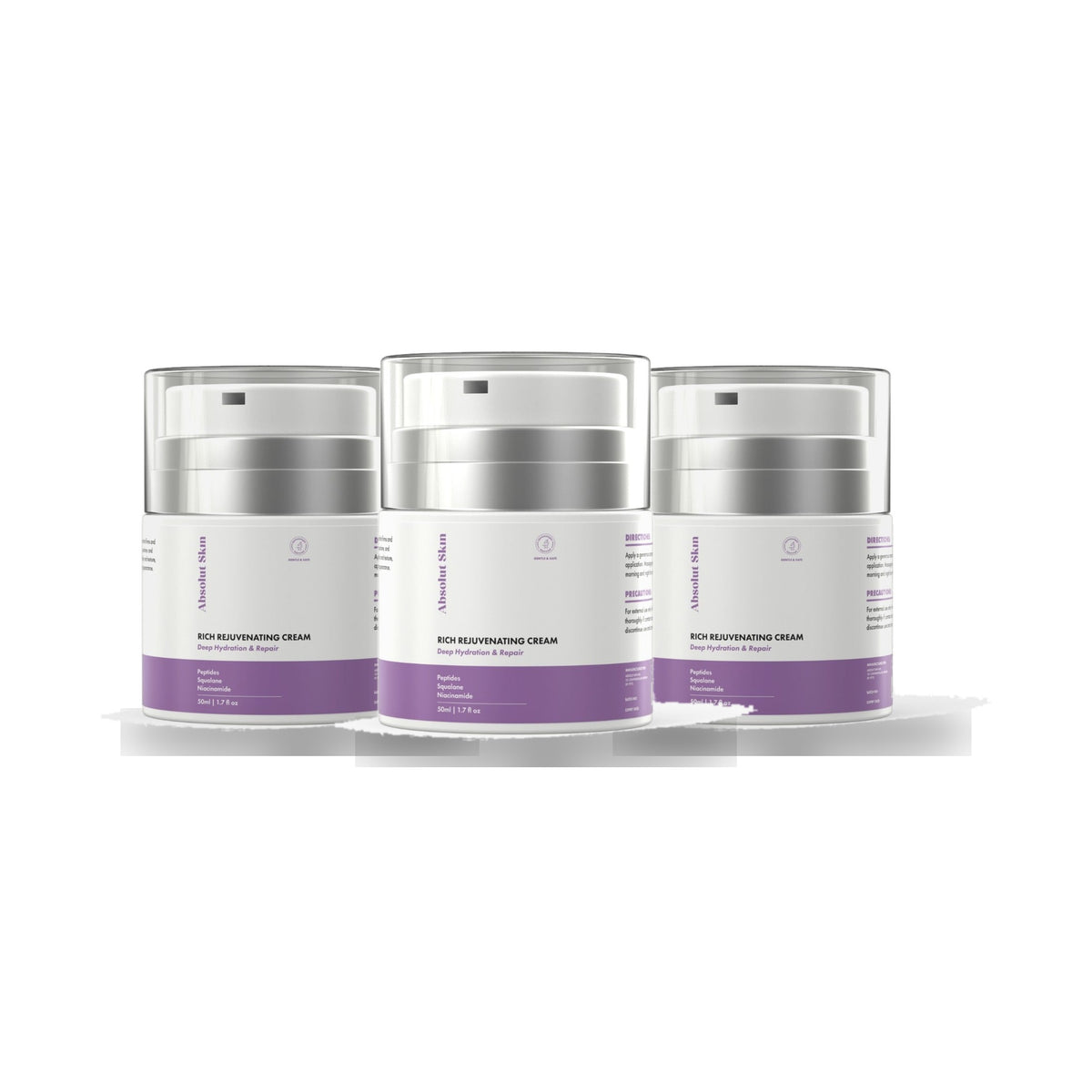 Rich Rejuvenating Cream 3-pack by Absolut Skin