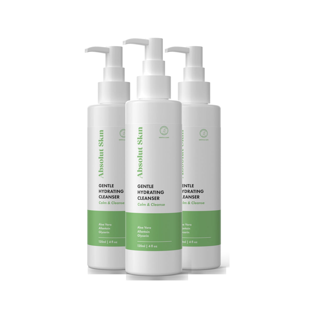 Sensitive Skin Line Gentle Hydrating Cleanser 3-pack by Absolut Skin