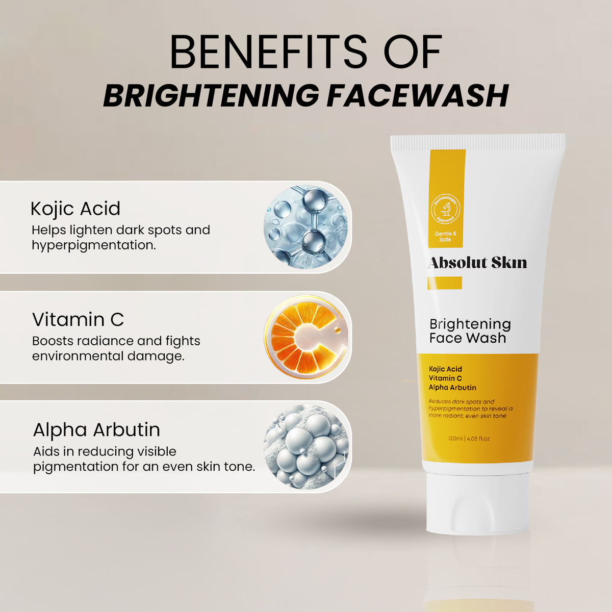 Absolut Skin | Brightening Facewash Absolut Skin
