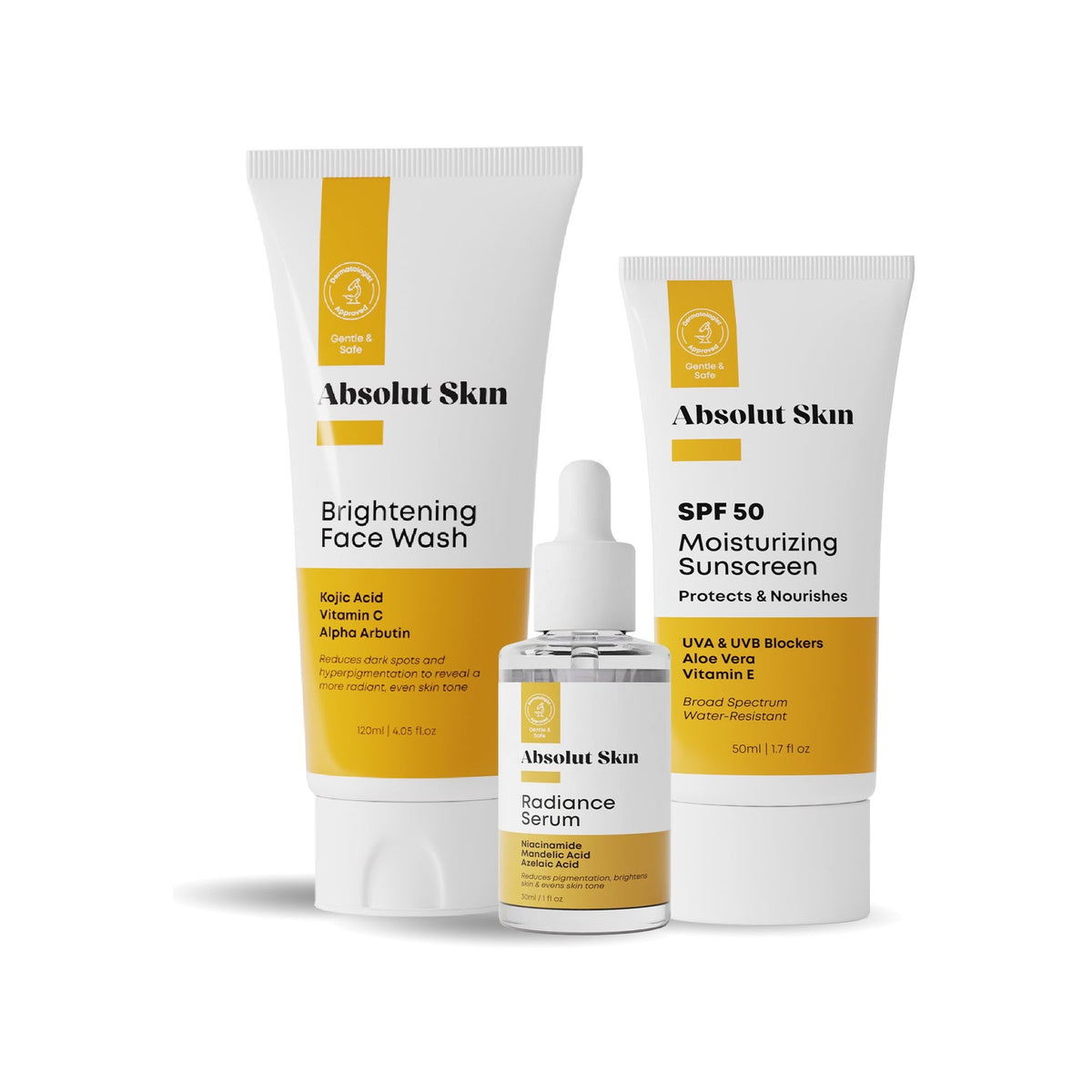 Beginner Bundle 3 Steps Basic Routine by Absolut Skin
