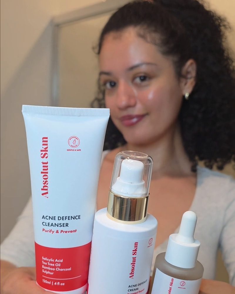 Creator using Absolut Skin acne line