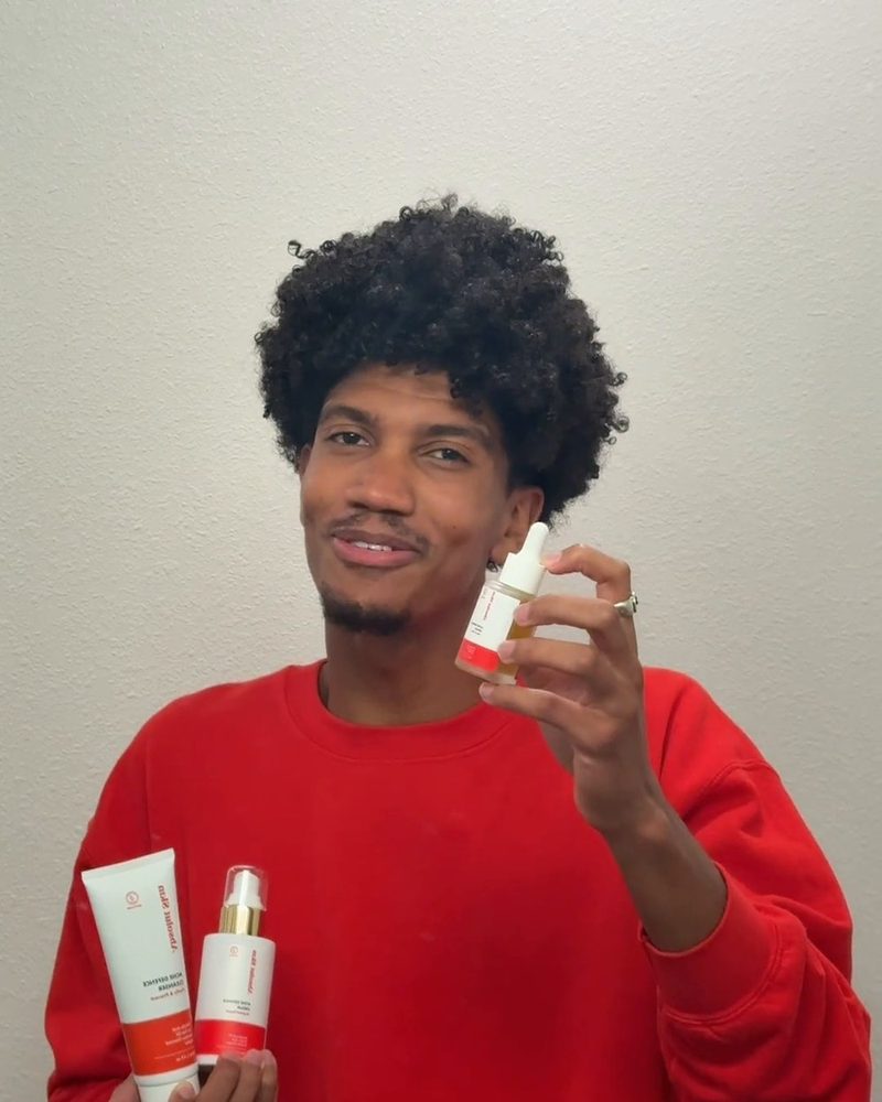 Creator using Absolut Skin acne line