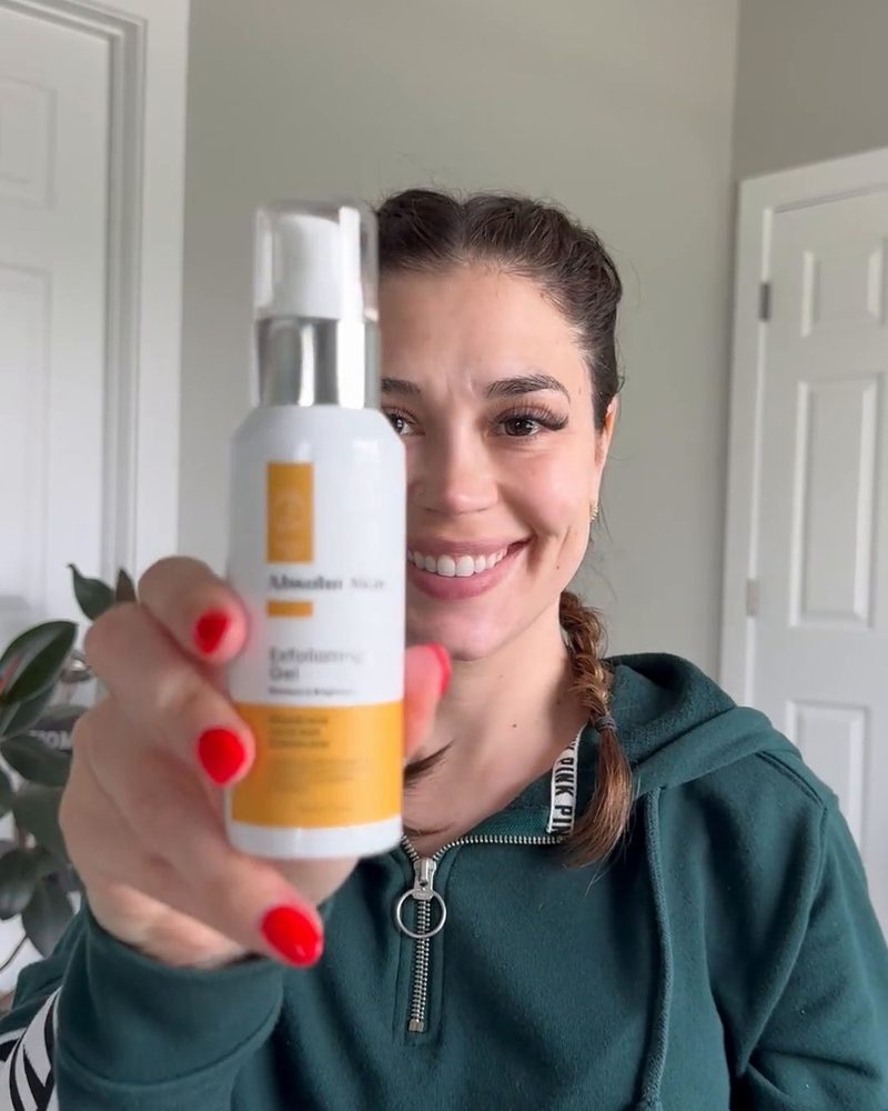 Creator using Absolut Skin brightening line