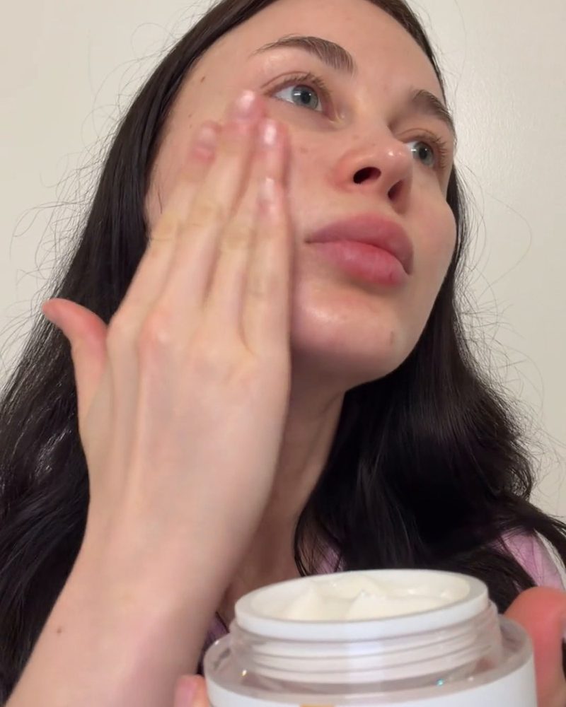 Creator using Absolut Skin brightening line
