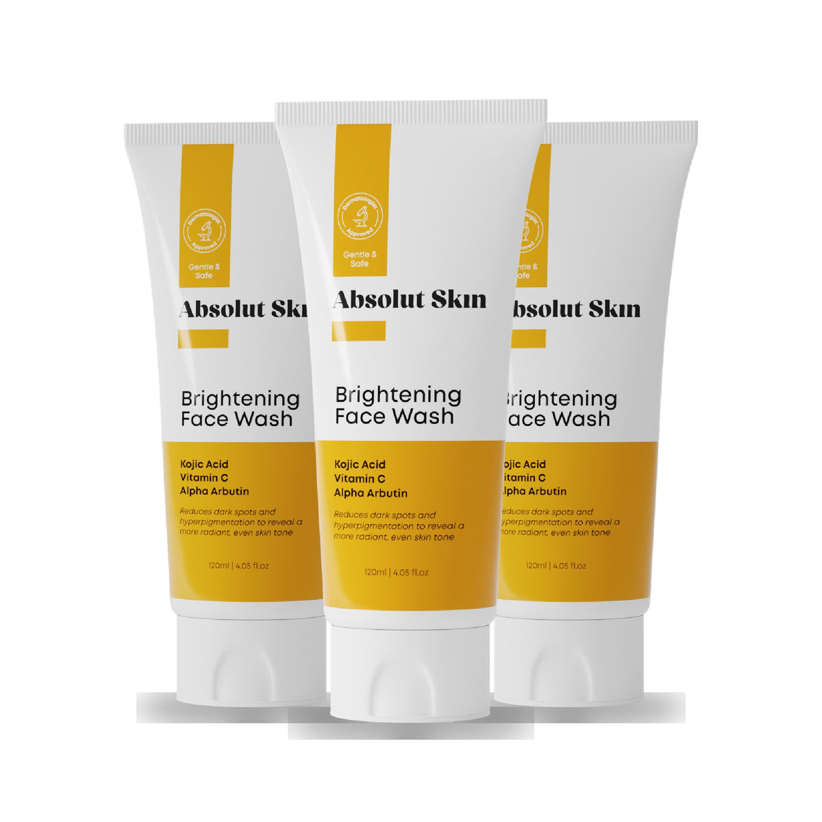 Brightening Facewash 3-pack by Absolut Skin