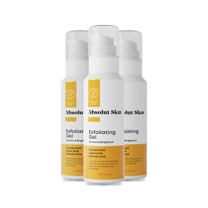Exfoliating Gel 3-pack by Absolut Skin