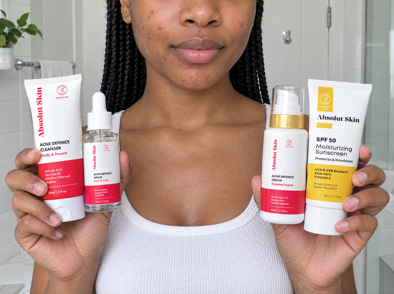 Clear Start Bundle - 4 Steps Anti-Acne Routine — Day 1